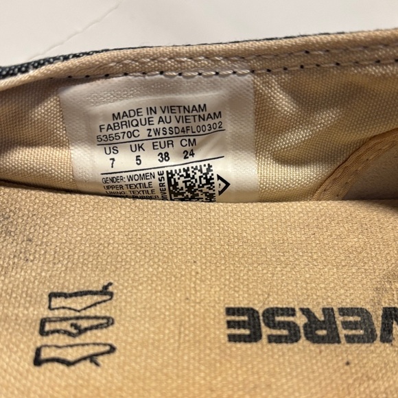 Converse Chuck Taylor All Star Ballet Lace sneakers in gray denim - Picture 4 of 5